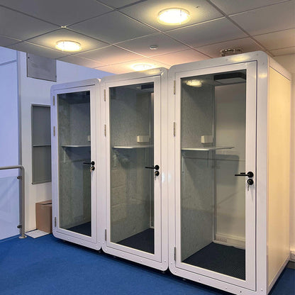 Prefabricated Office Pod Vocal Booth Soundproof Office Aluminum Modern Small Private Phone Booths 3 Bedroom Transport Cabin