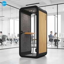 Prefabricated Office Pod Vocal Booth Soundproof Office Aluminum Modern Small Private Phone Booths 3 Bedroom Transport Cabin